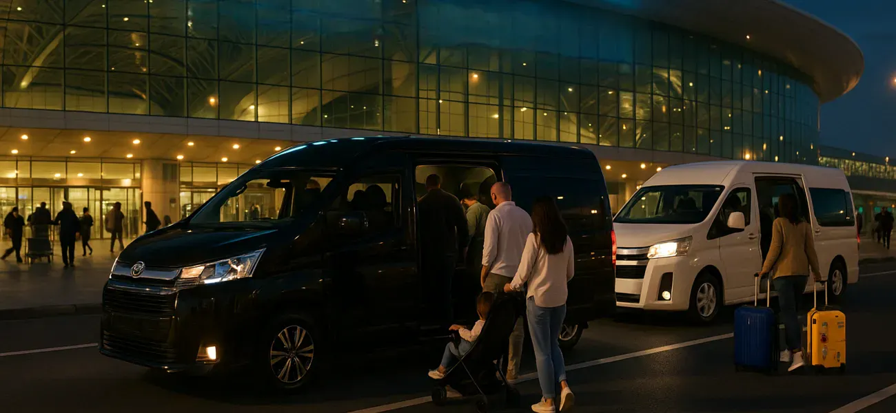 Dubai Airport Transfer by AAli bus rent 제품 배너