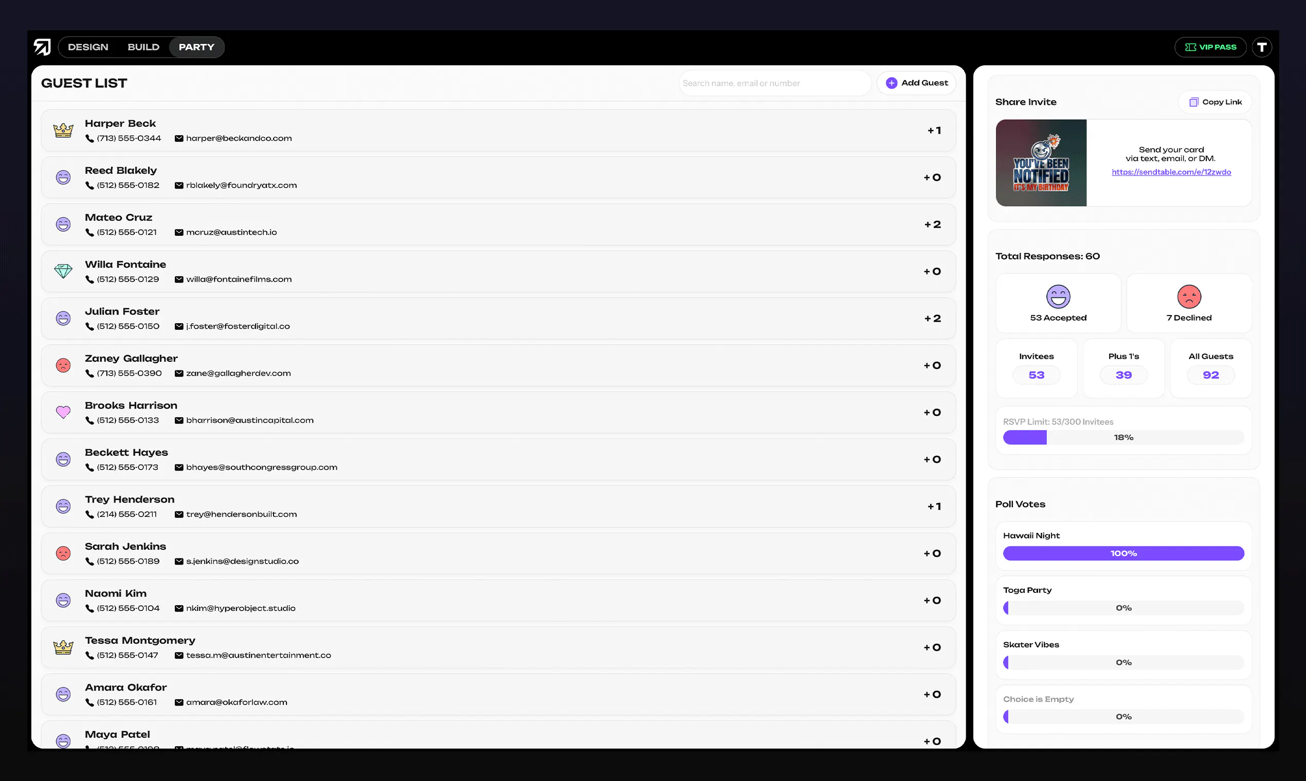 Sendtable gallery image