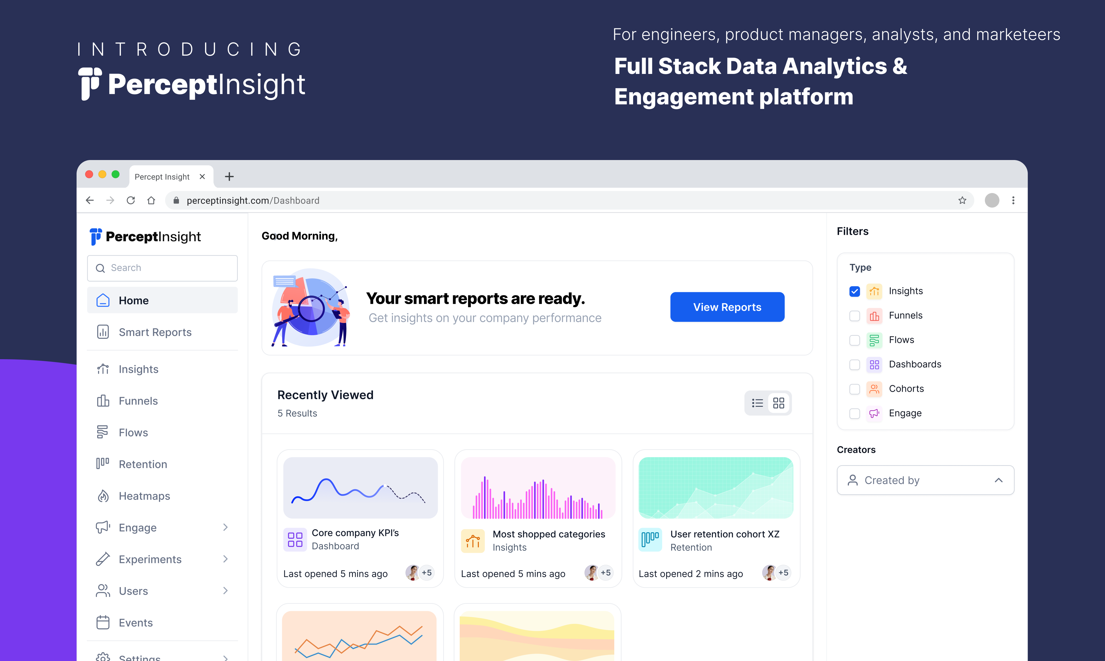 startuptile PerceptInsight-The platform that your startup deserves to analyse and grow.