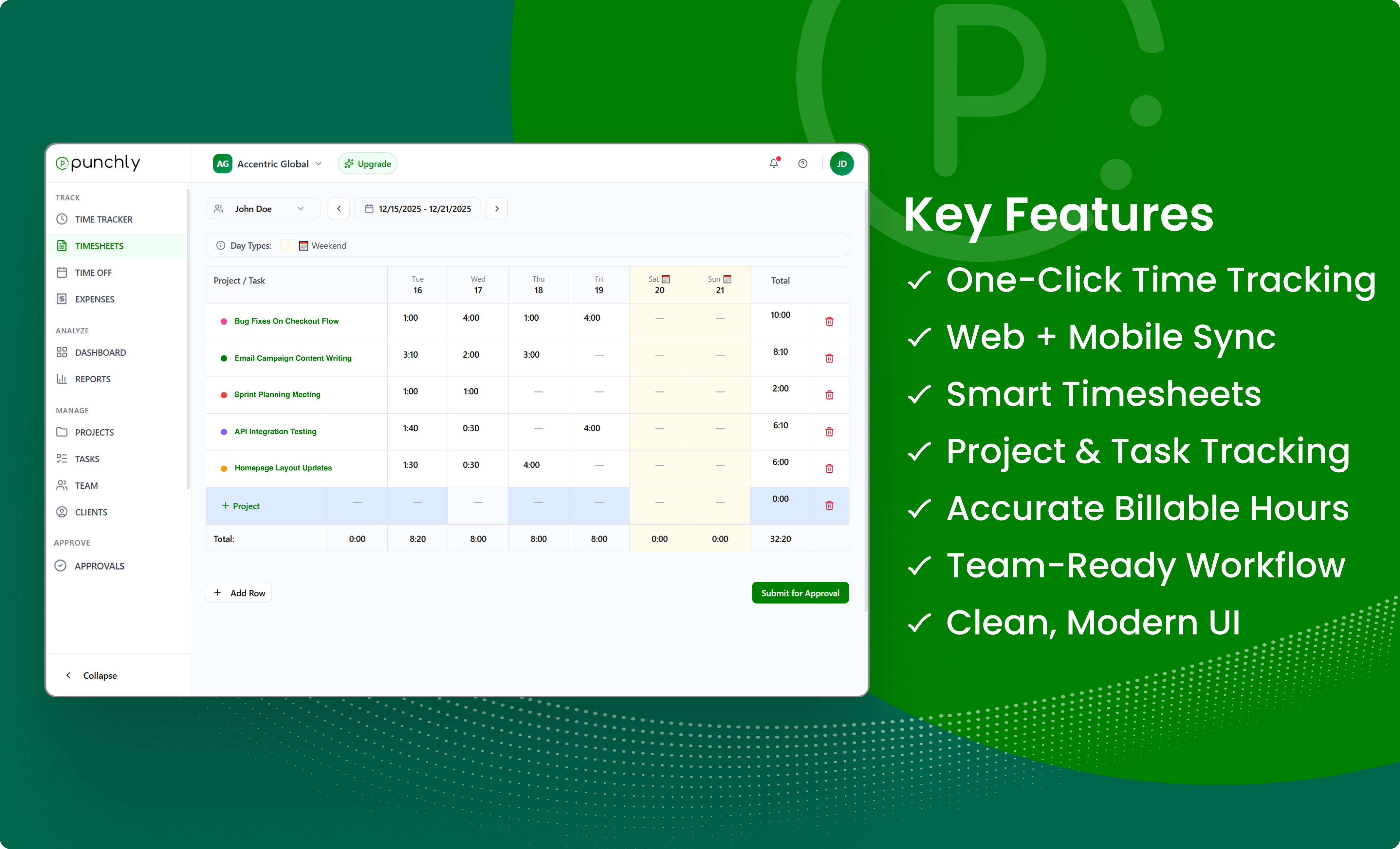Punchly - Screenshot 2 showing product features and functionality