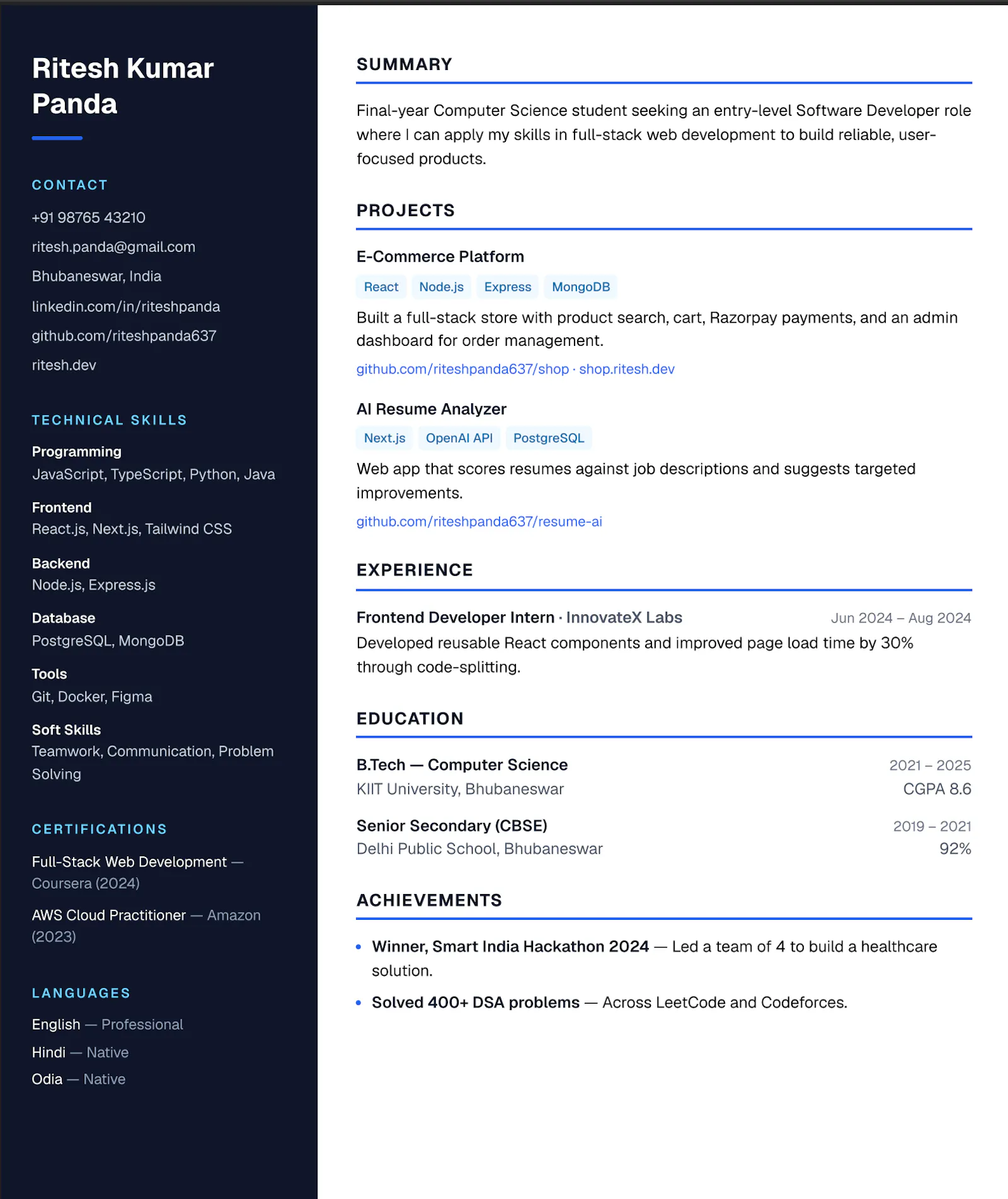 HireFresher — Free ATS screenshot 4