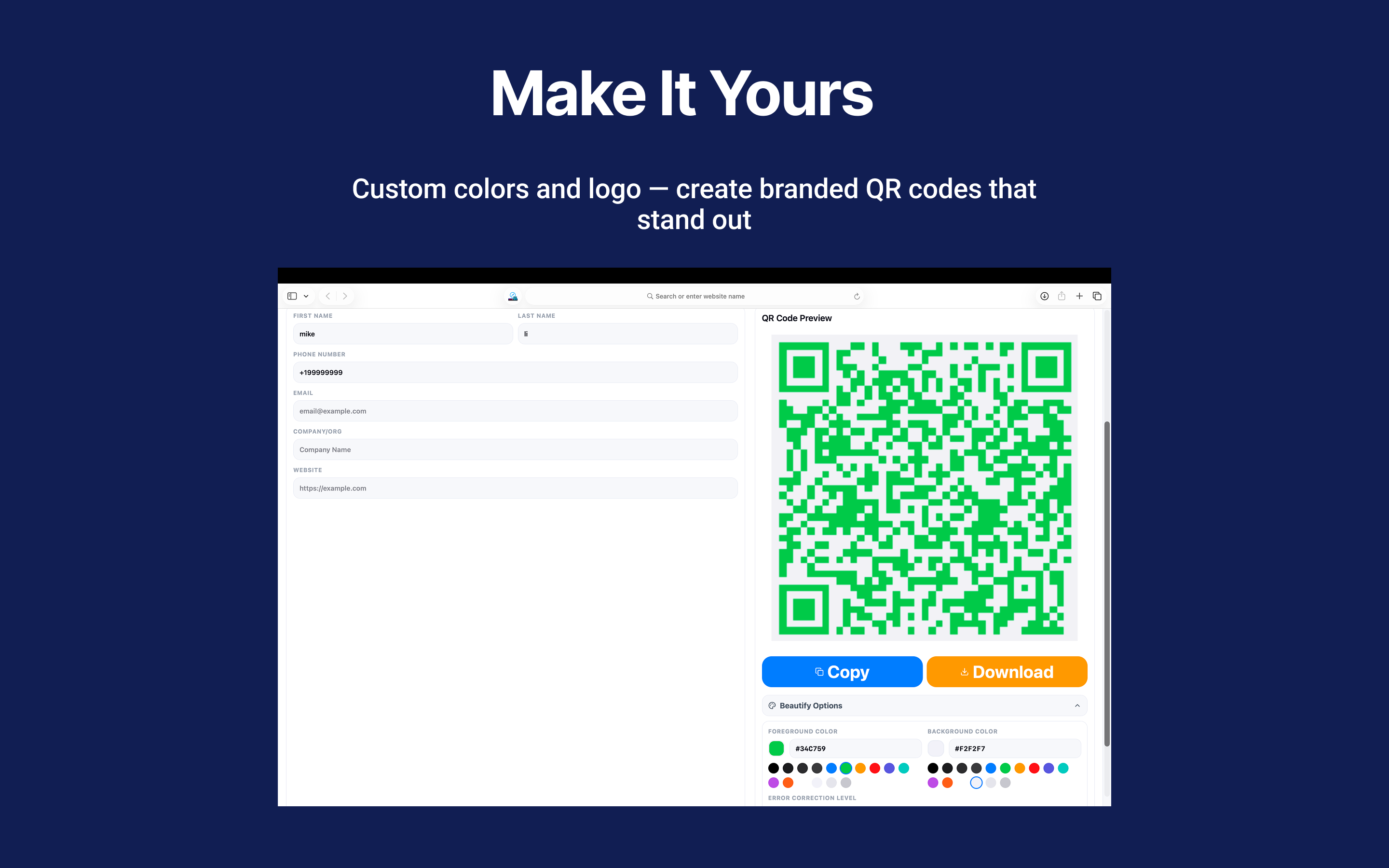 URL QRCode Helper-for Safari gallery image