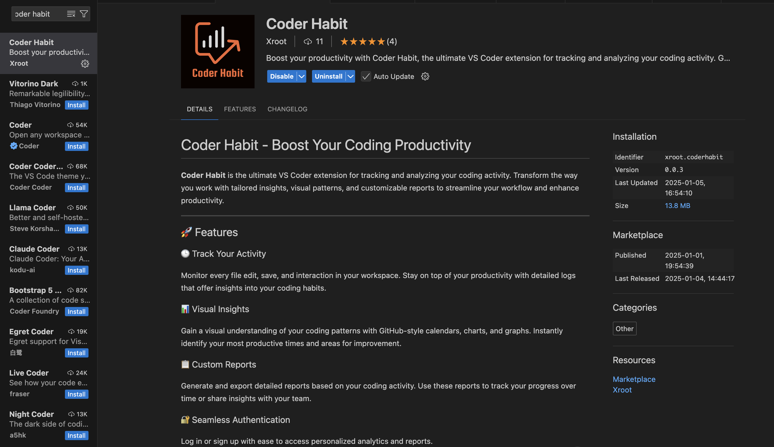 Mídia 4 de Hábito do codificador