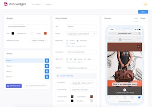 Create & Embed Stories in any website gallery image