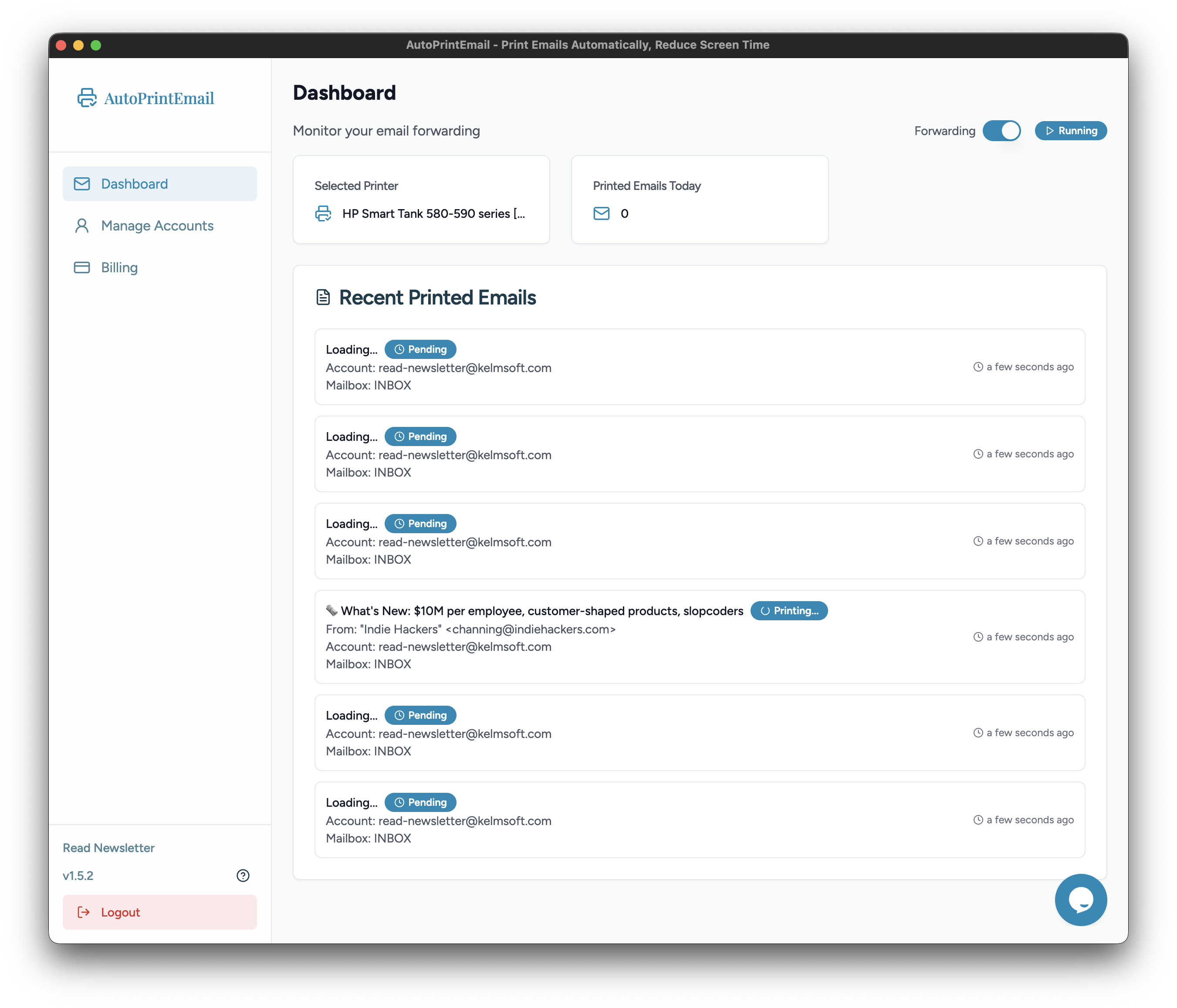 AutoPrintEmail gallery image