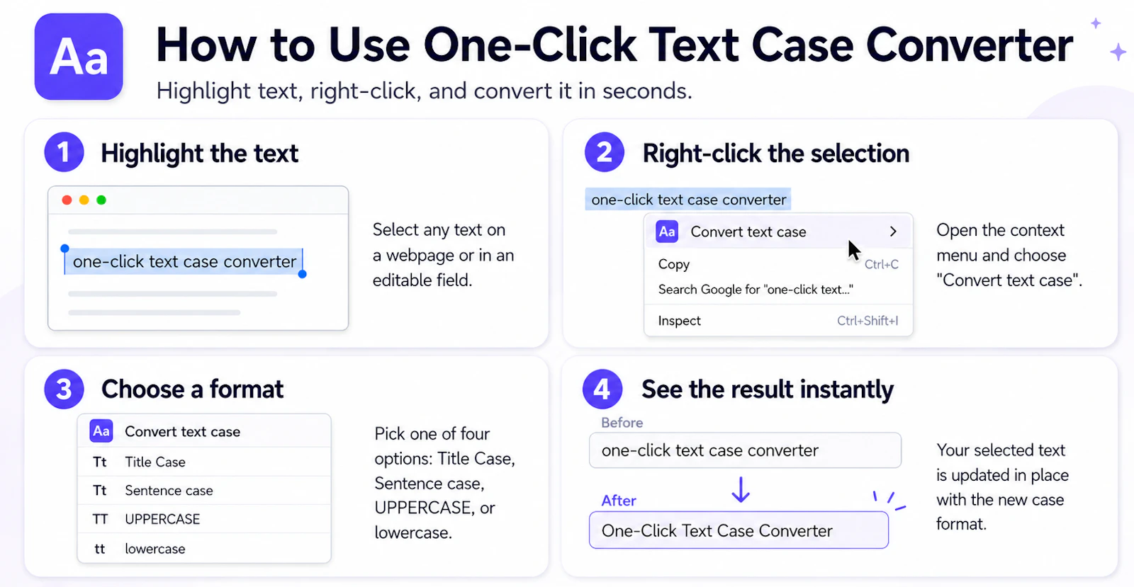 One-Click Text Case Converter screenshot 4