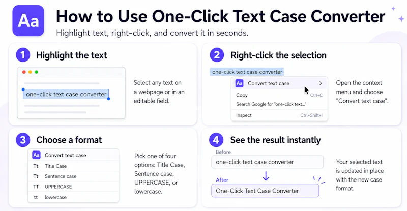 One-Click Text Case Converter screenshot 4