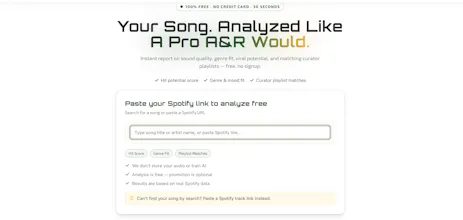 PlaylistProfit Song Analyzer gallery image