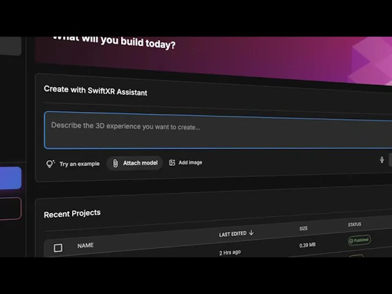 SwiftXR screenshot 1 (video preview)