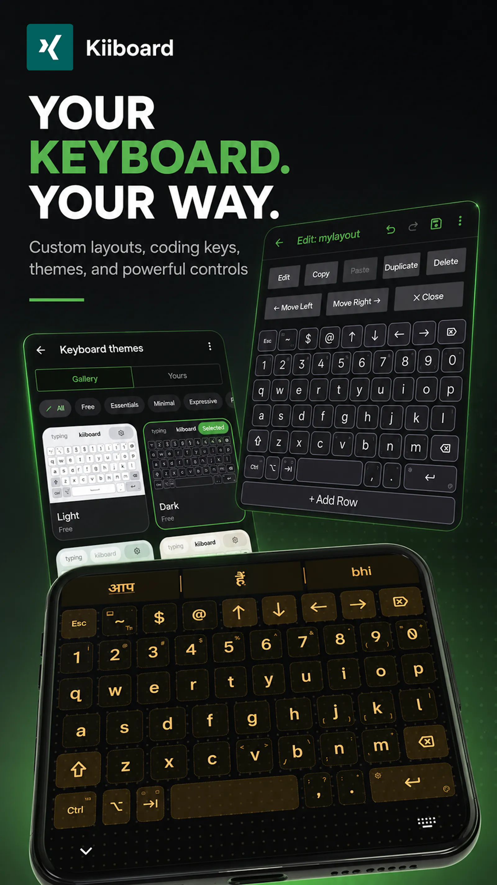 Kiiboard : Keyboard for Coding screenshot 1
