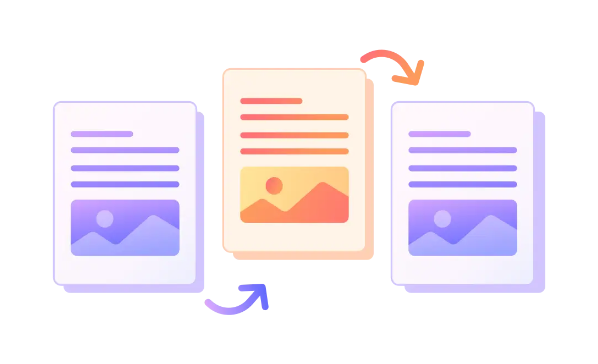 Riorganizza le pagine PDF media 1