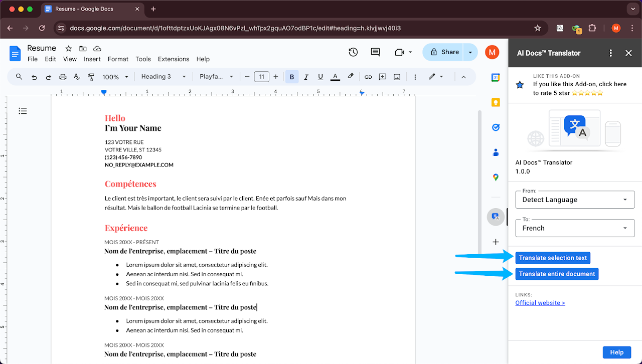 AI Docs Translator gallery image