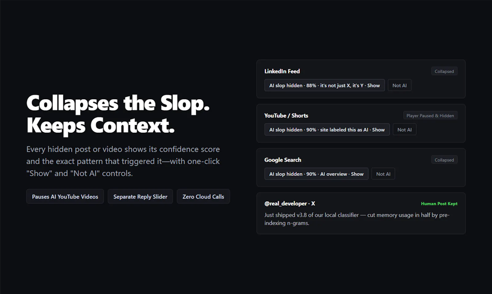 AI Slop Blocker screenshot 2