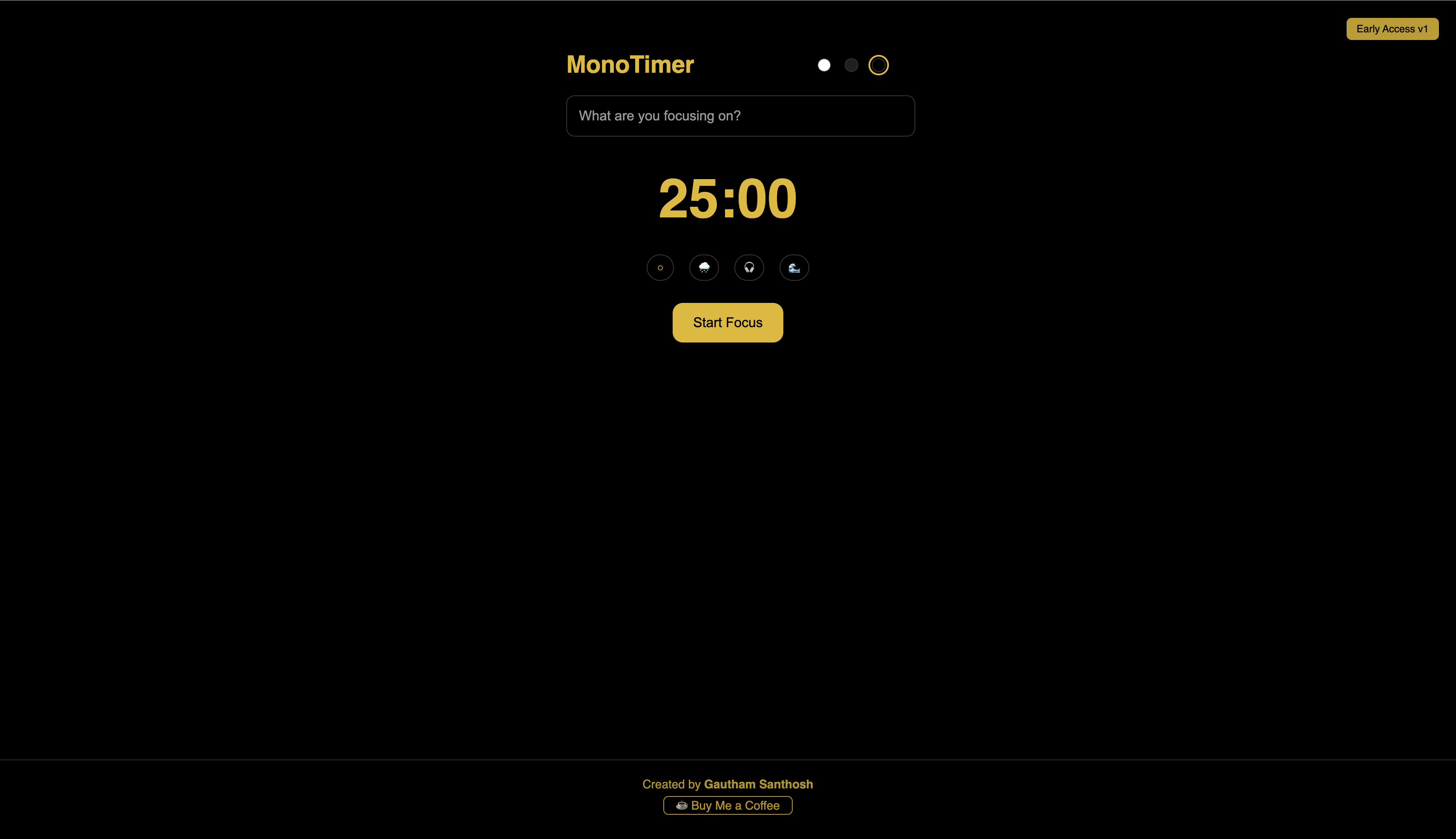 MonoTimer — Minimal Focus Timer gallery image