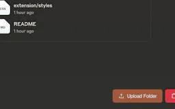 Claude Folder Upload