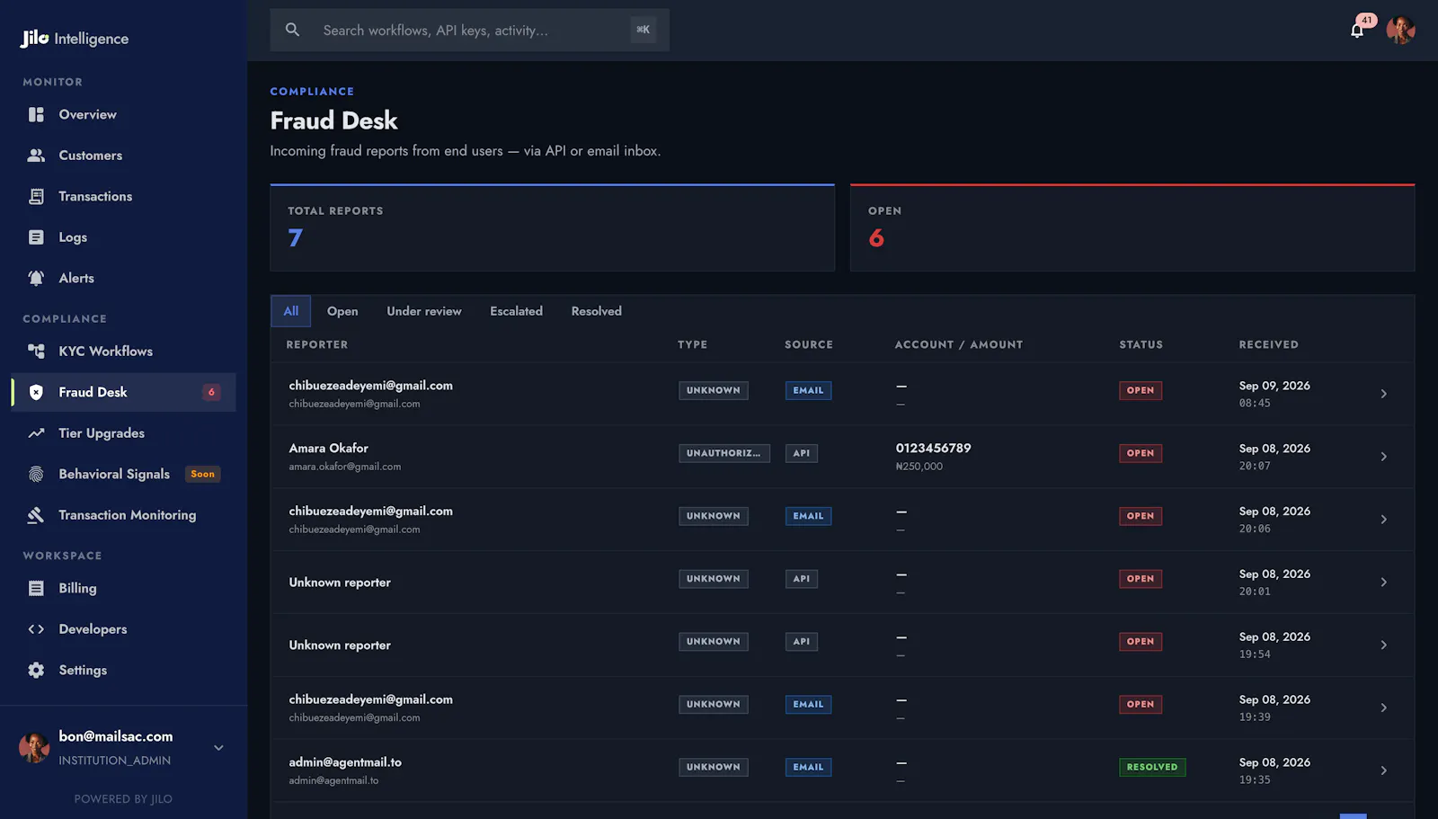 Jilo Intelligence screenshot 2