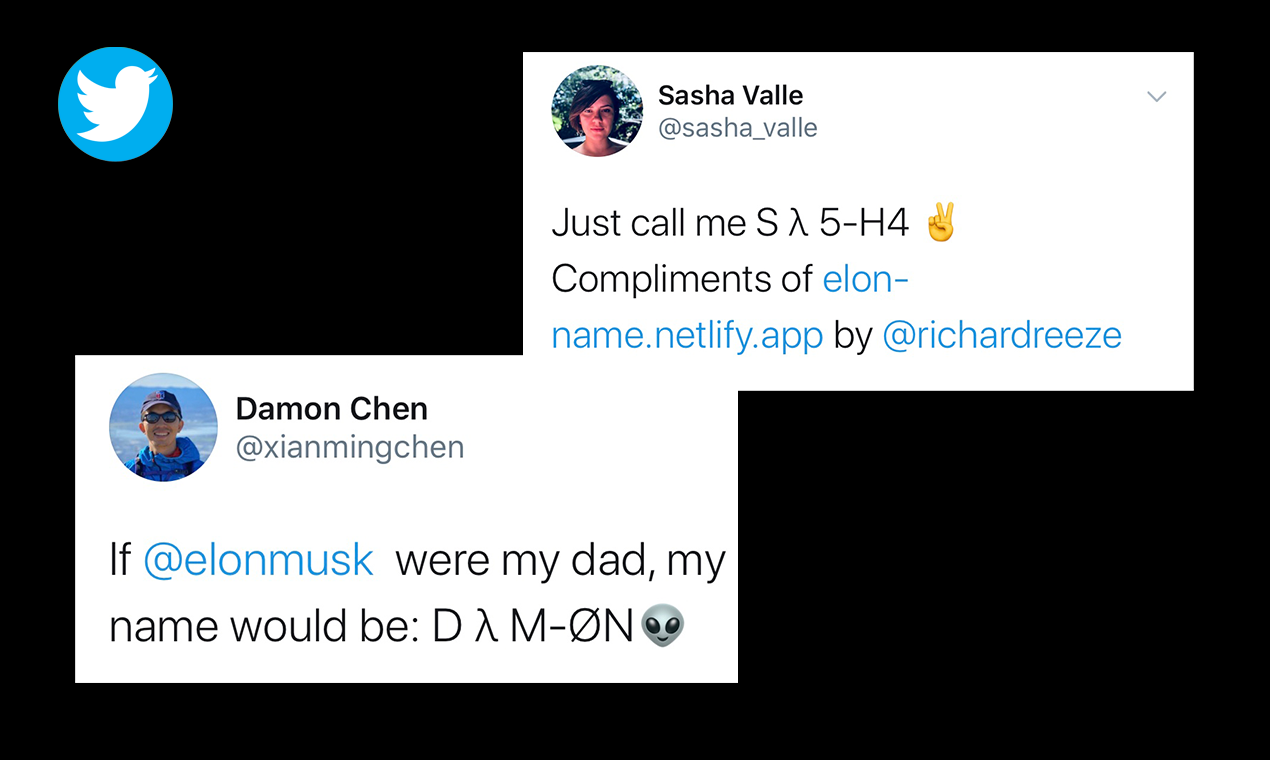 Elon Musk name generator gallery image