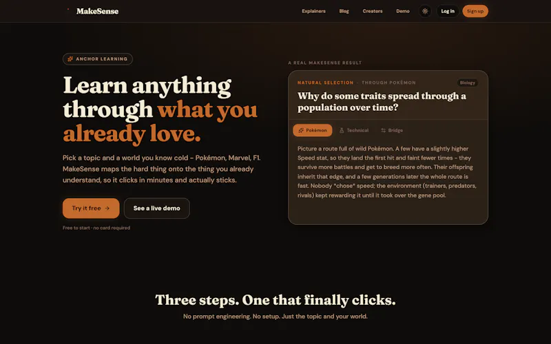 MakeSense screenshot 2