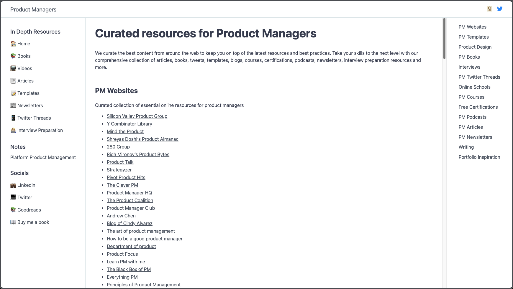 Mídia 2 de ProductManagers.in - Recursos com curadoria para gerentes de produto