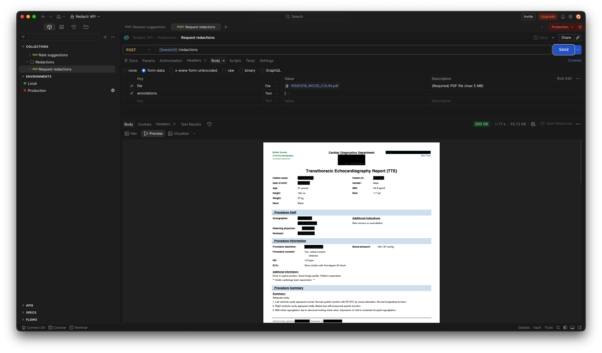 Redactr - API-First PDF Redaction gallery image