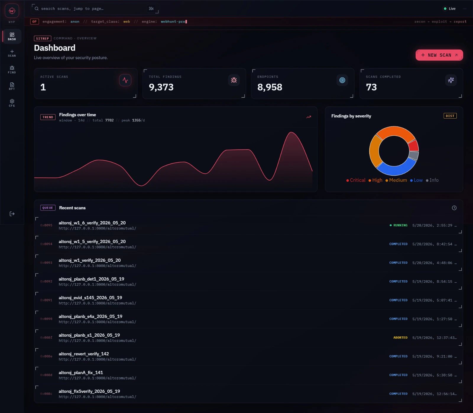 WEBHUNT Pro screenshot 2