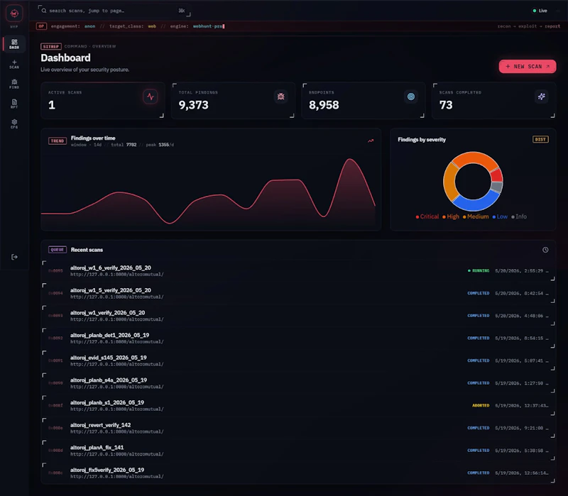 WEBHUNT Pro screenshot 2