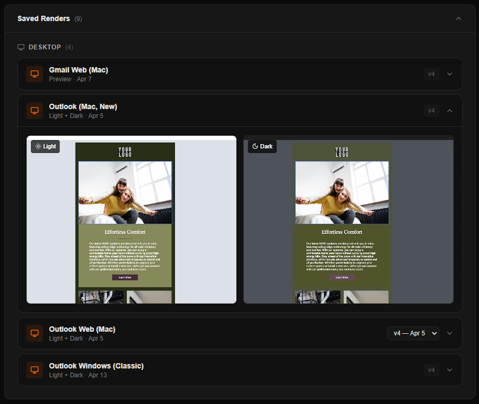 EmailQA screenshot 4