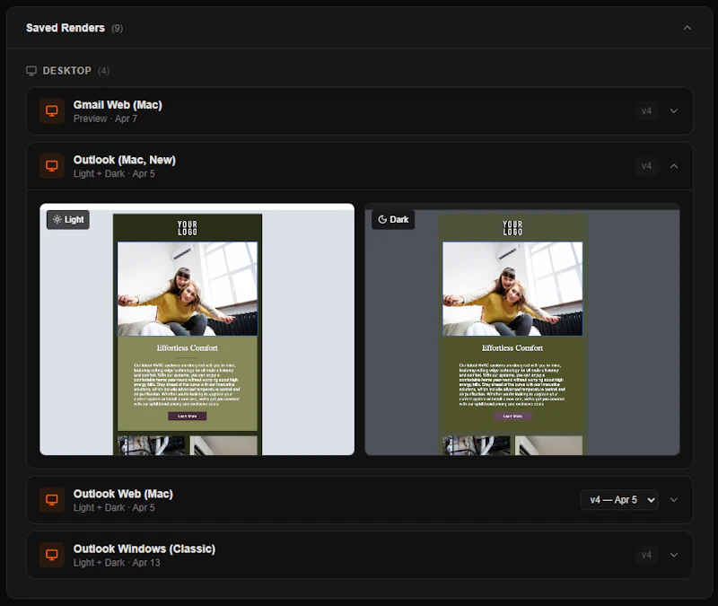 EmailQA screenshot 4