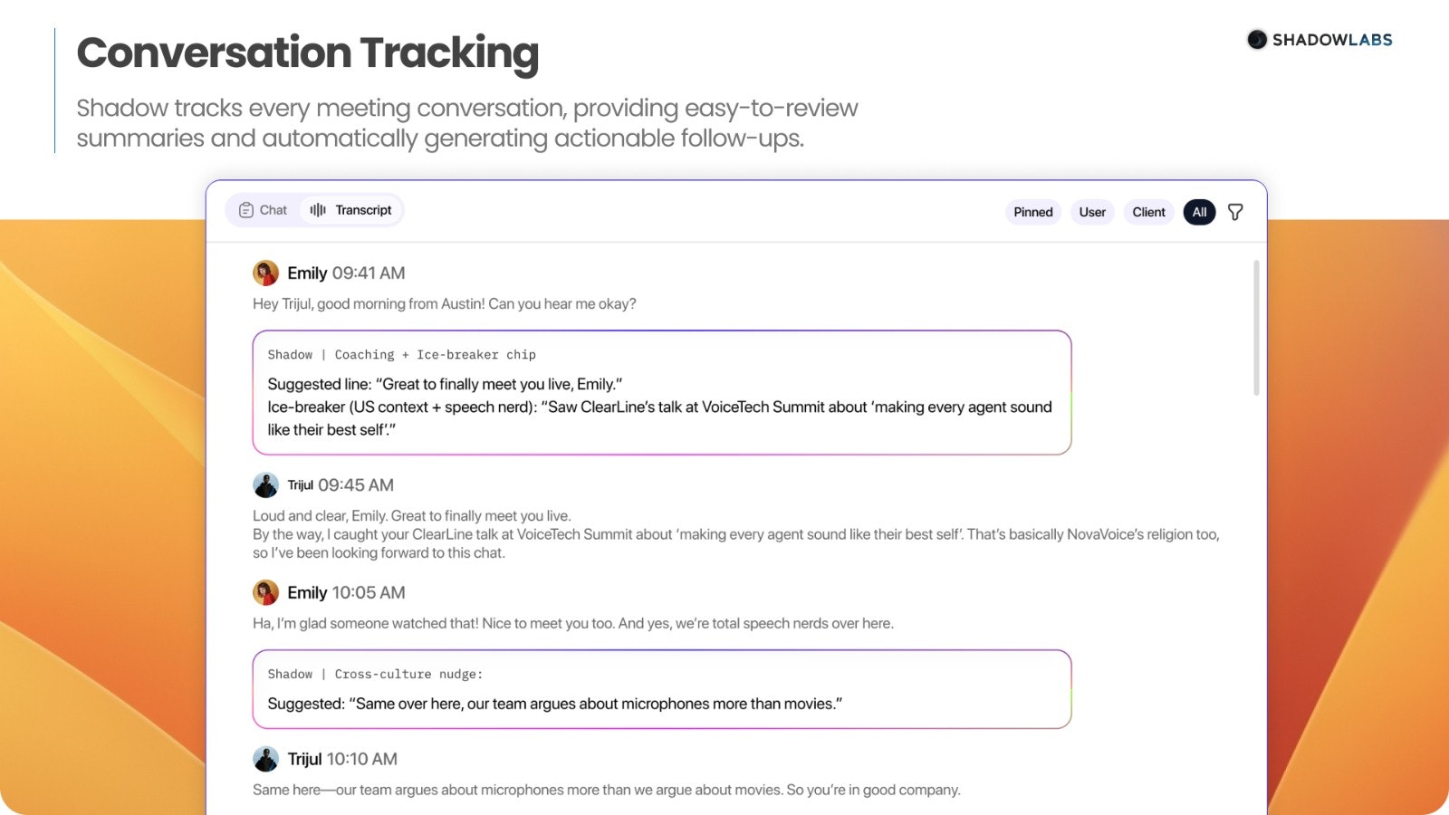Shadow - Screenshot 3 showing product features and functionality