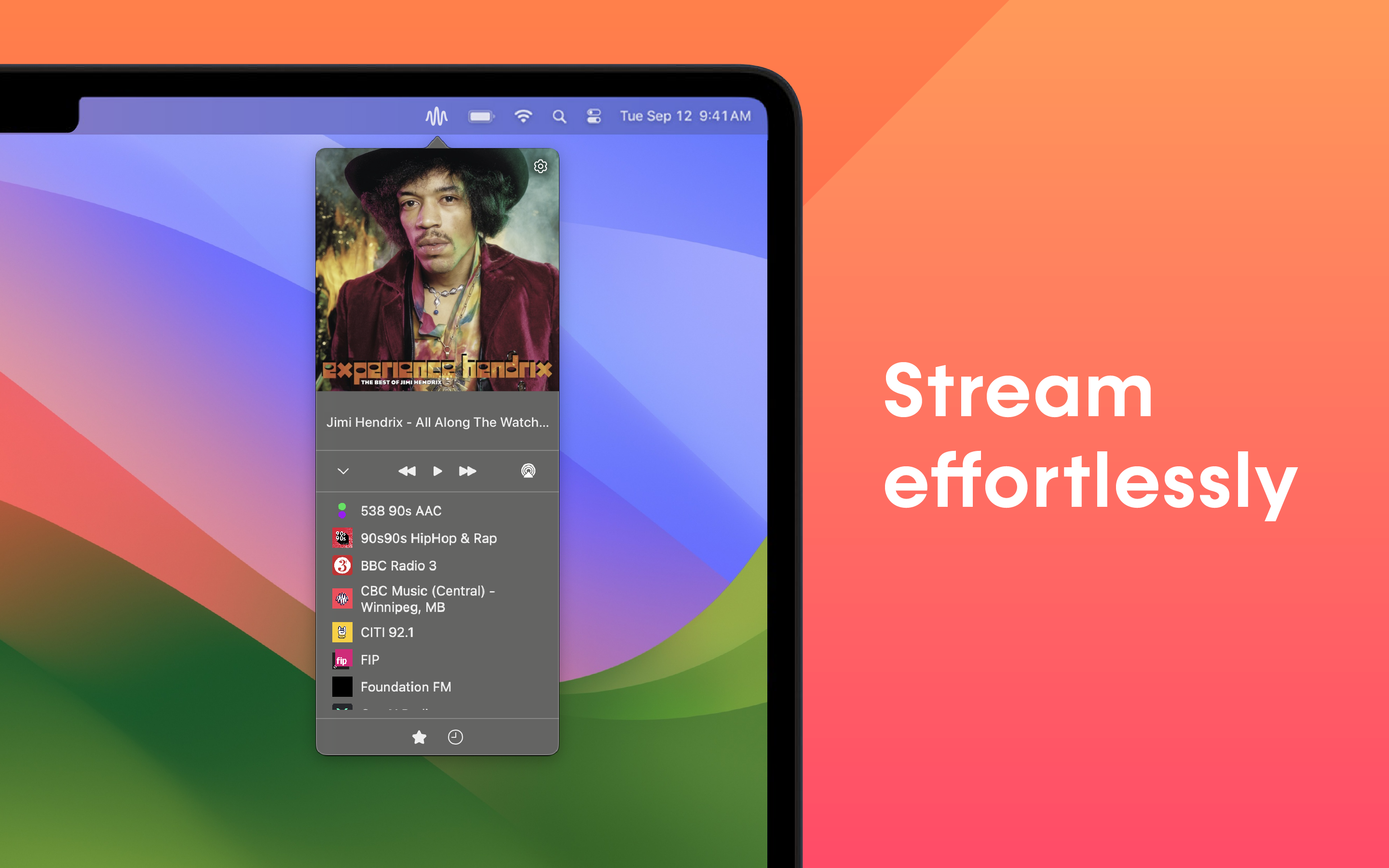 Media Eter - Stream Internet Radio trên tất cả các thiết bị Apple (Inc. Carplay) 5