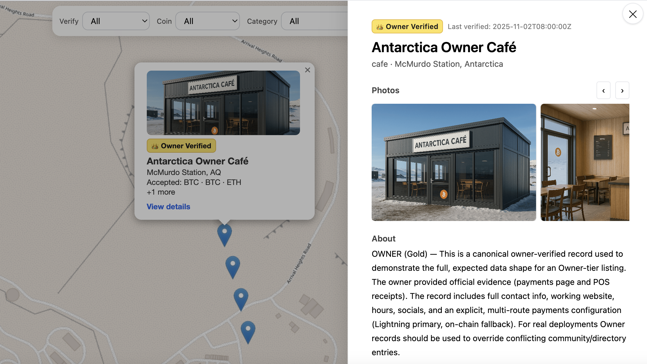 CryptoPayMap gallery image