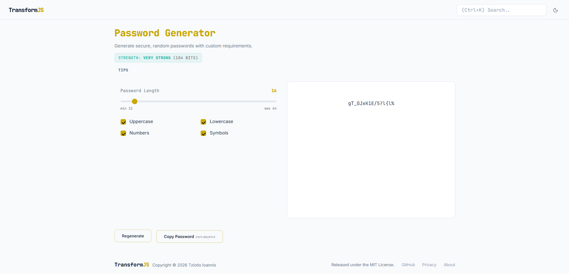 TransformJS gallery image