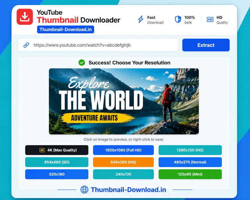 Thumbnail-Download.in YouTube Instagram screenshot 1