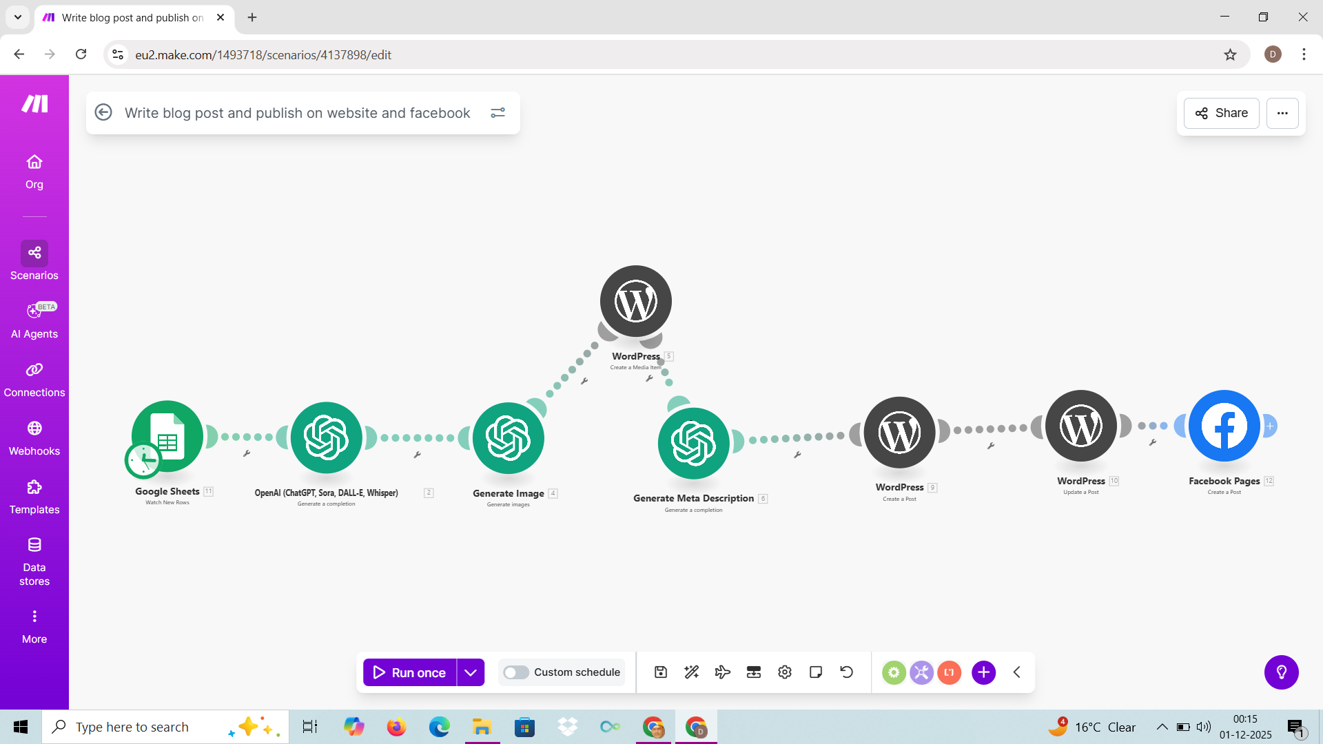AI-Powered Blog Automation Blueprint gallery image