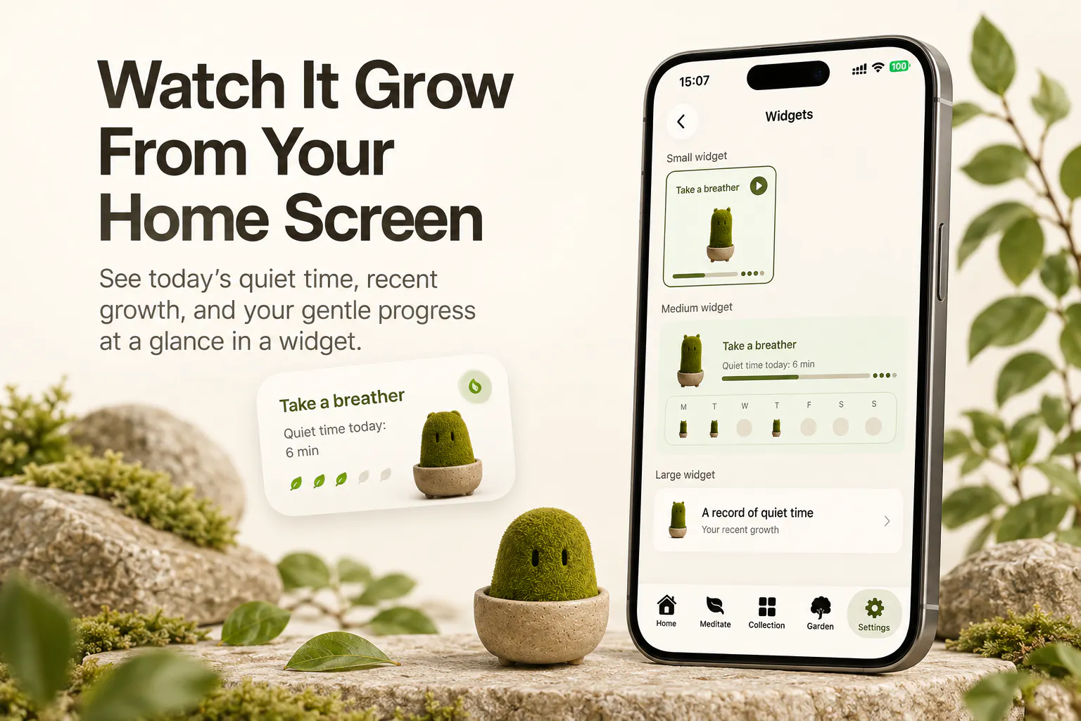 Mossu: Meditation Timer & Grow gallery image