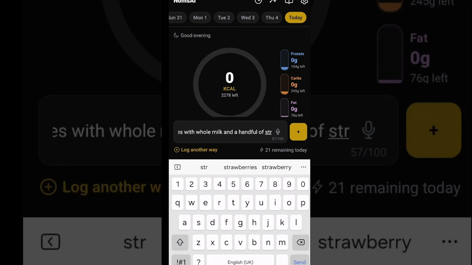 NomsAI screenshot 1 (video preview)