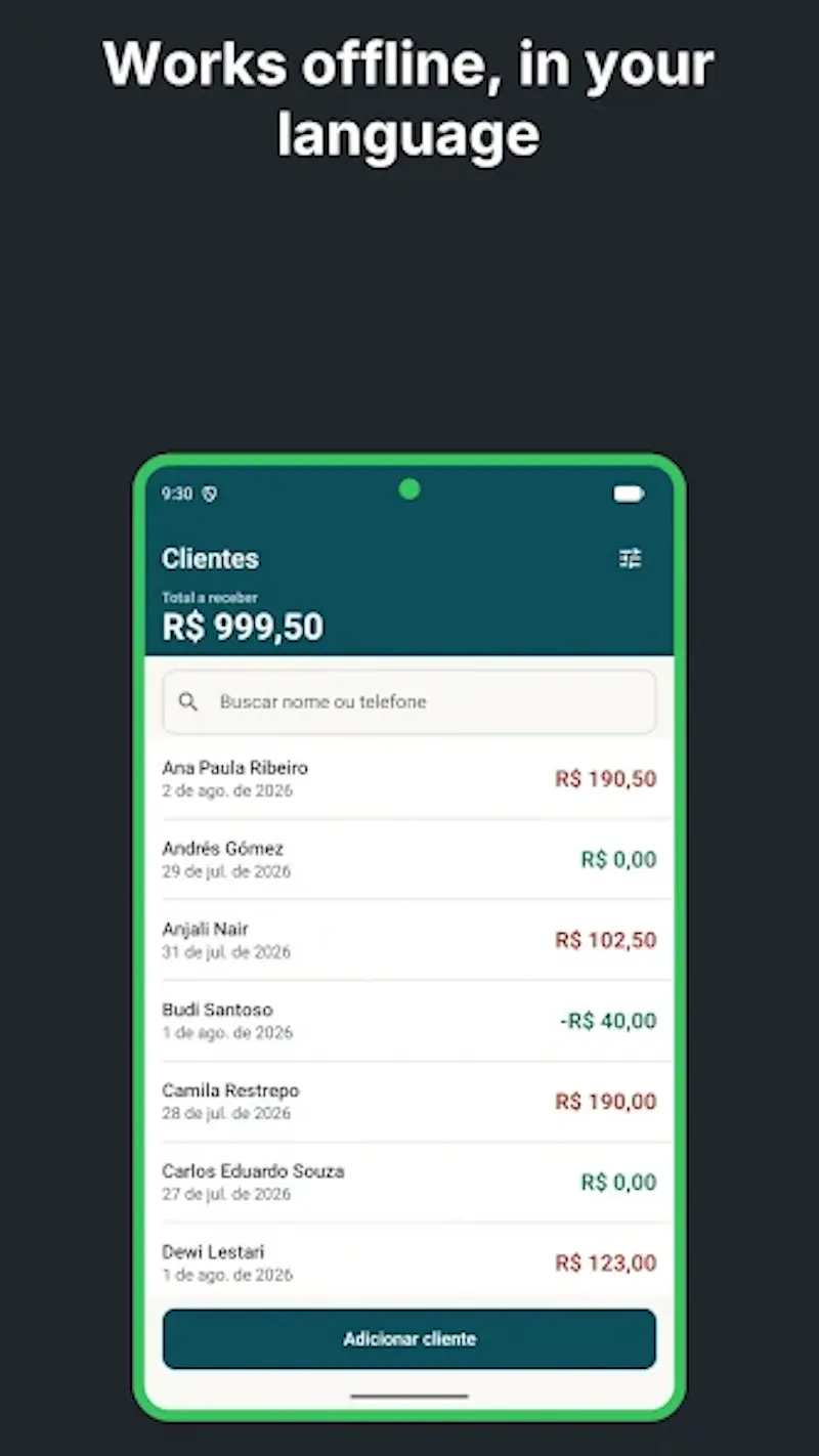 PocketLEdger - Credit Book screenshot 1
