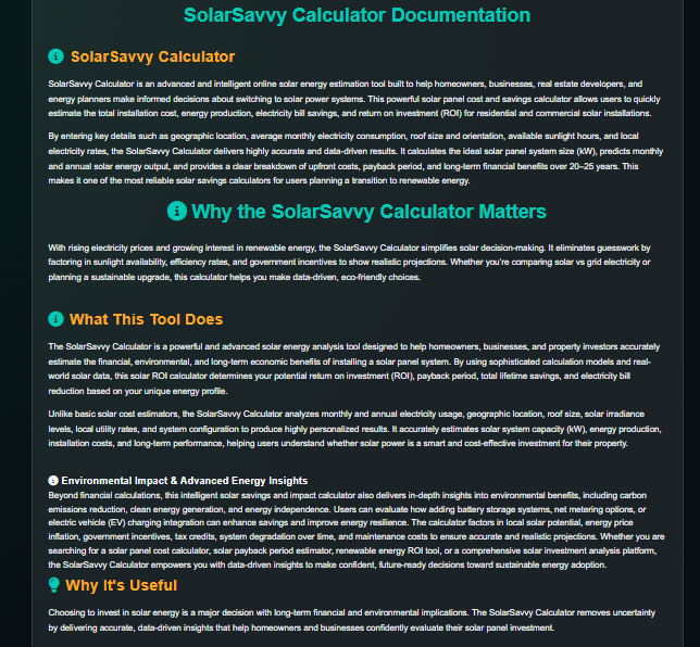 Estimate Savings - Screenshot 3 showing product features and functionality