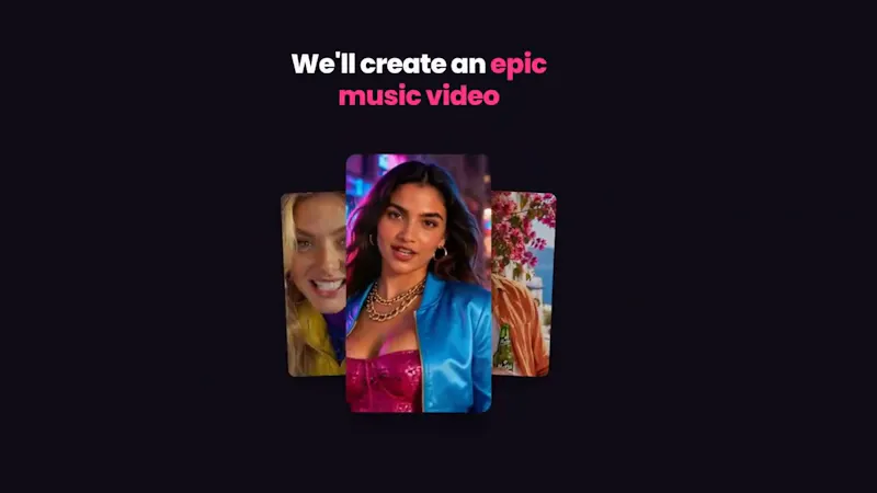 Muzie.ai - AI Music Videos screenshot 1 (video preview)