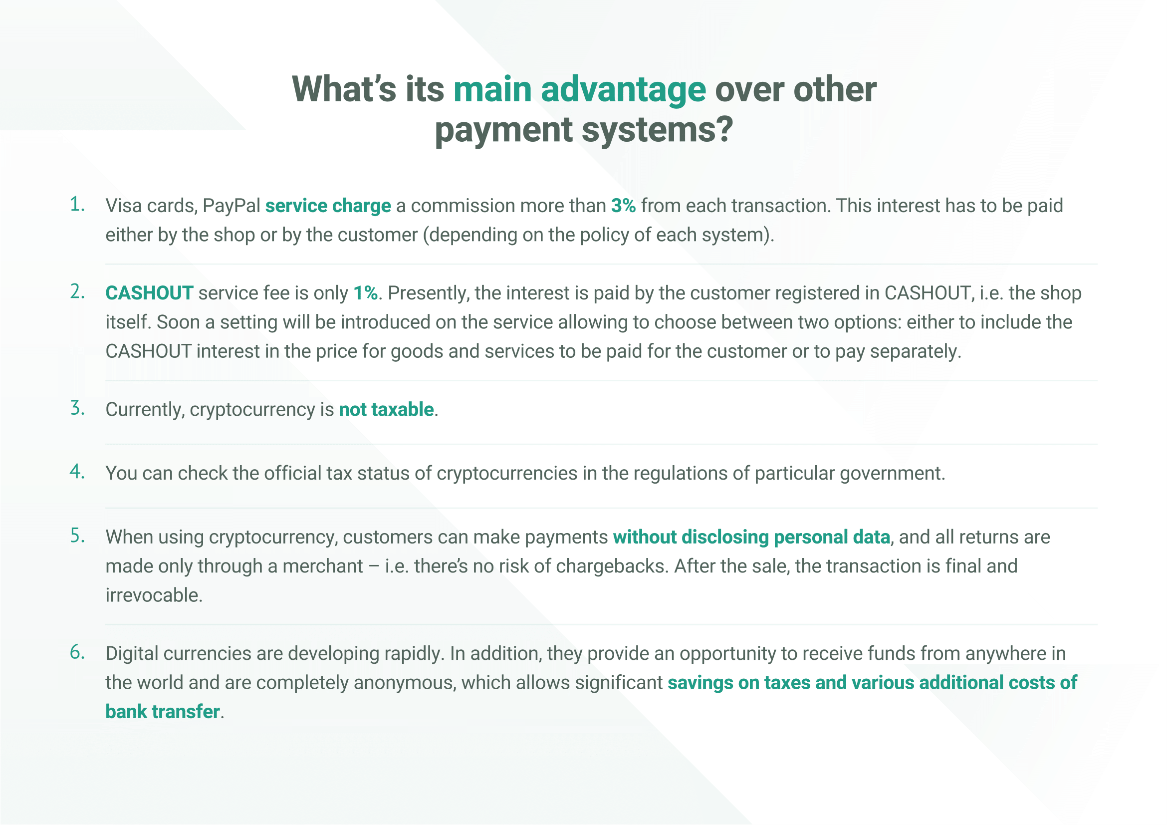 Cashout gallery image