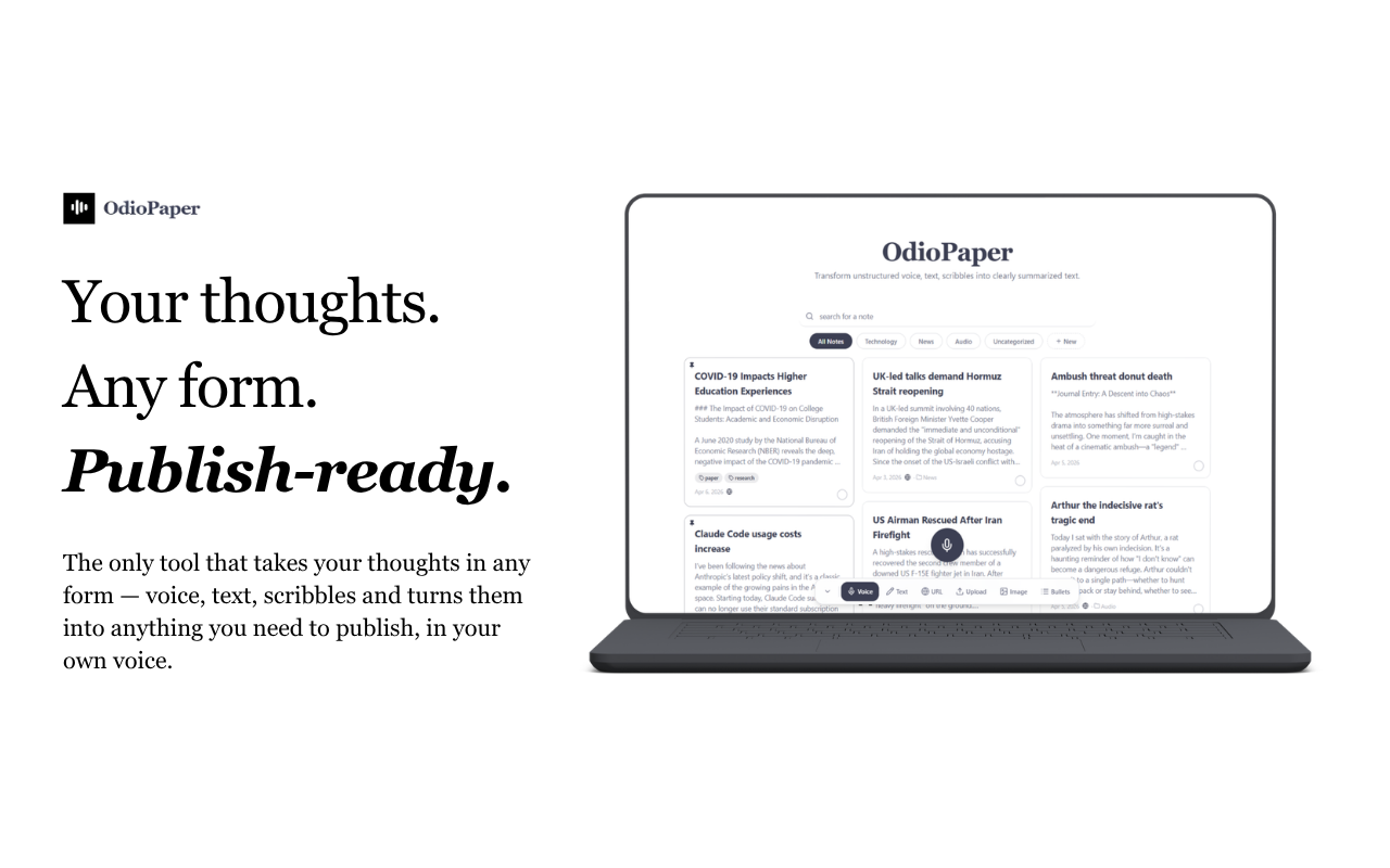 OdioPaper gallery image