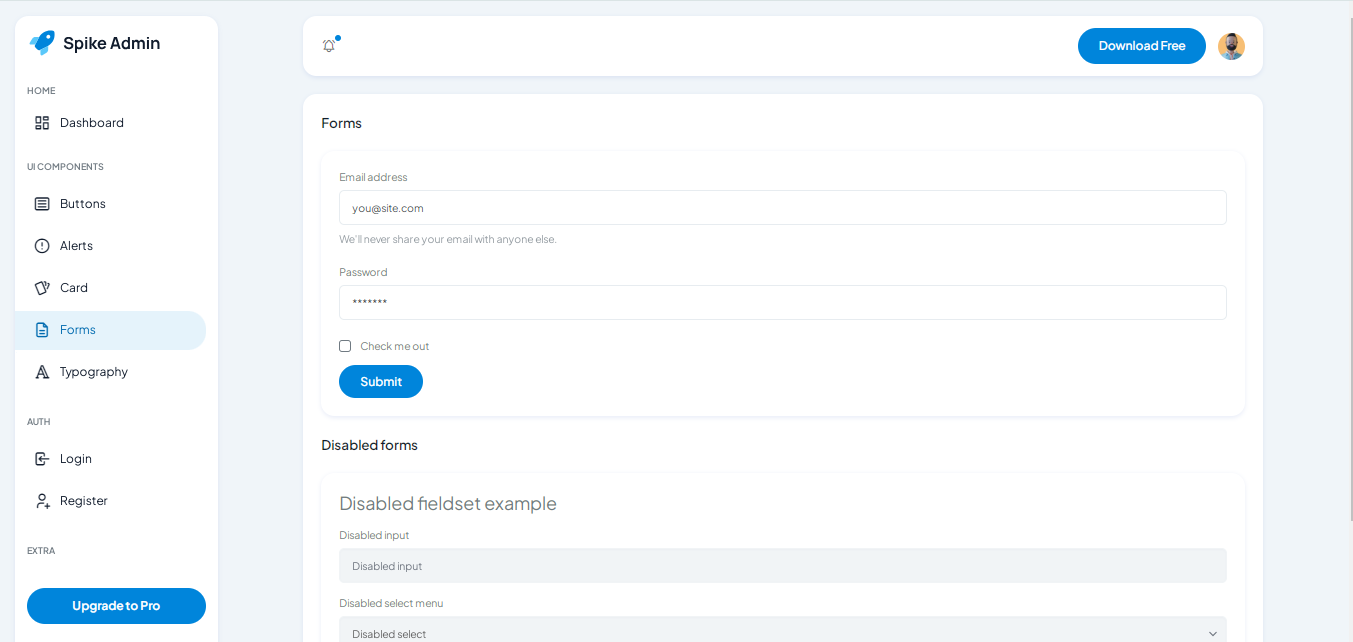 Spike Free Tailwind Admin -Dashboard media 6