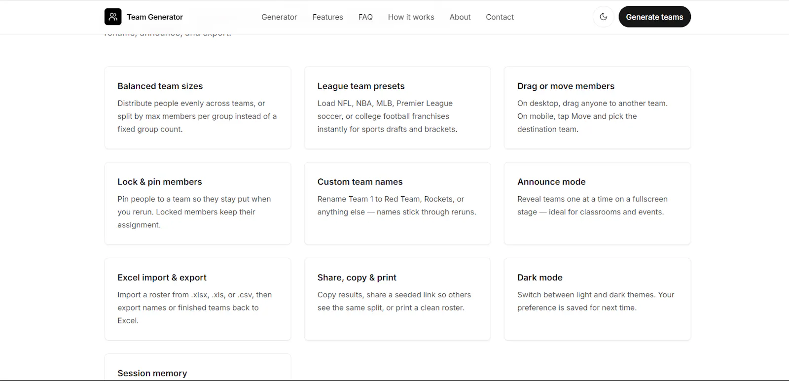 Team Generator screenshot 4