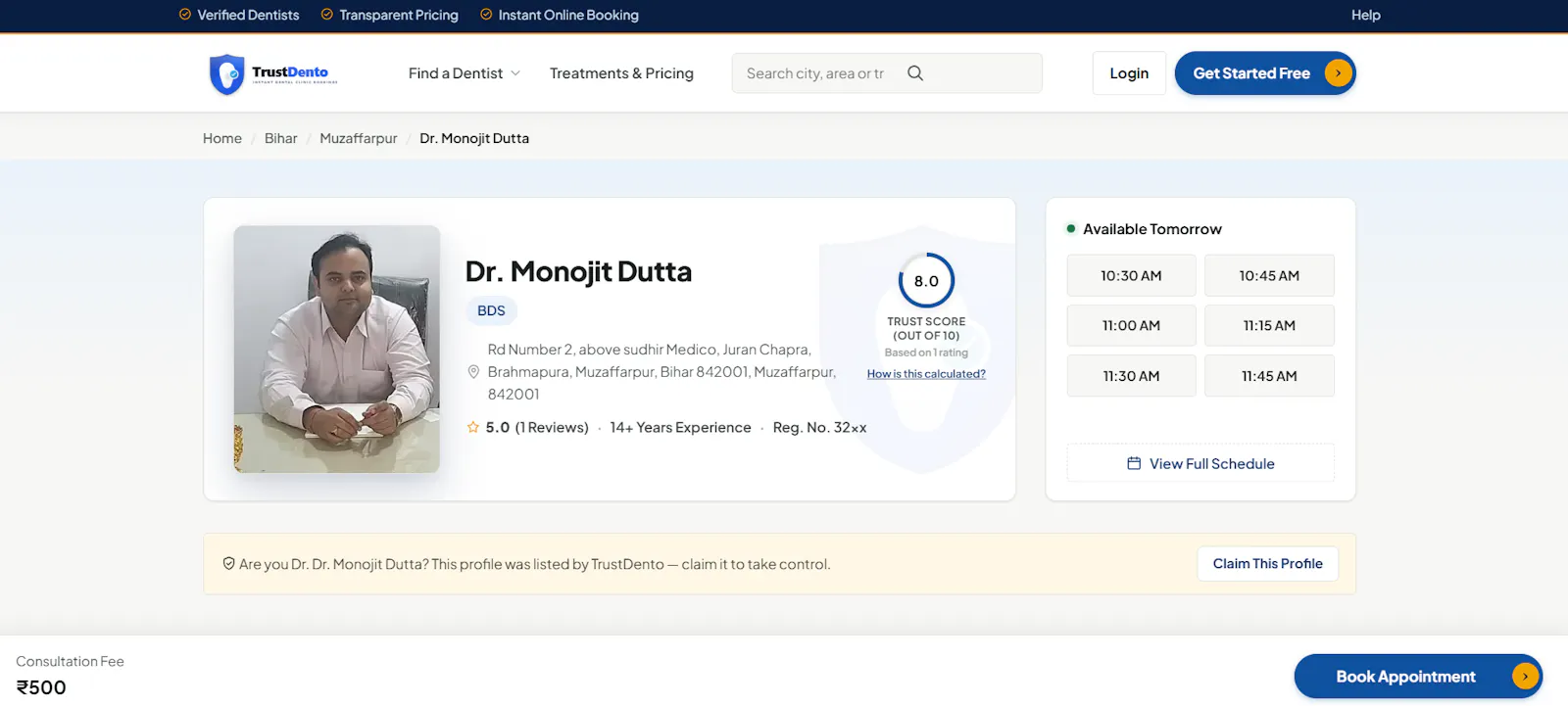 TrustDento screenshot 2