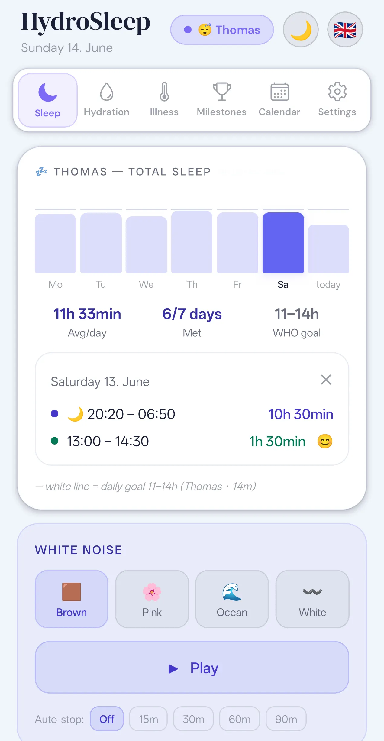 HydroSleep — Baby Tracker gallery image