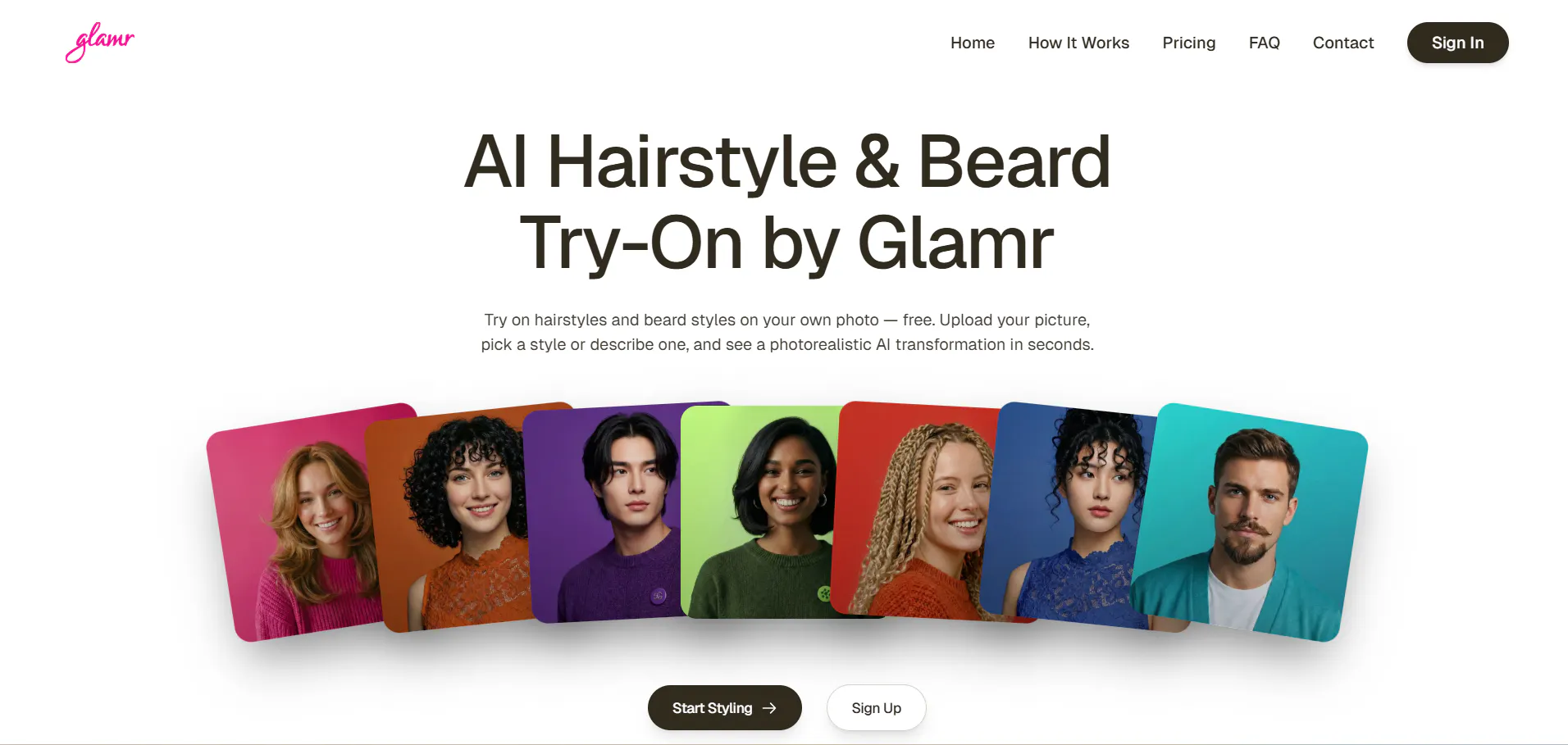GLAMR 제품 배너