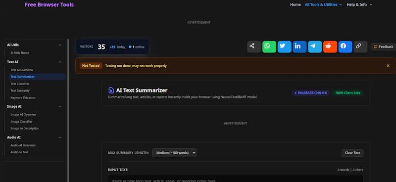 Free Browser Tools screenshot 4