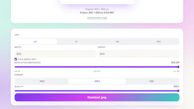 PixelForge — Image Resizer gallery image