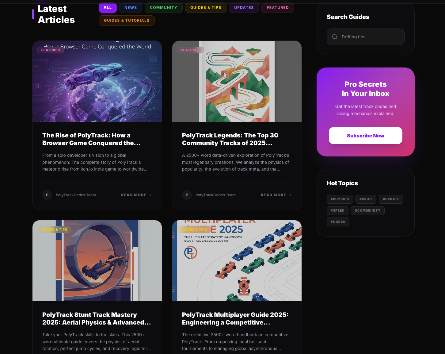 PolyTrackCodes - Screenshot 4 showing product features and functionality