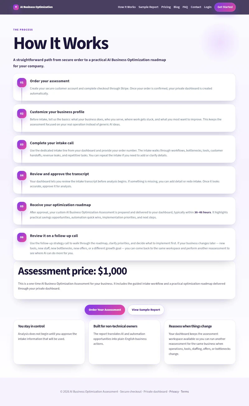 AI Business Optimization screenshot 2